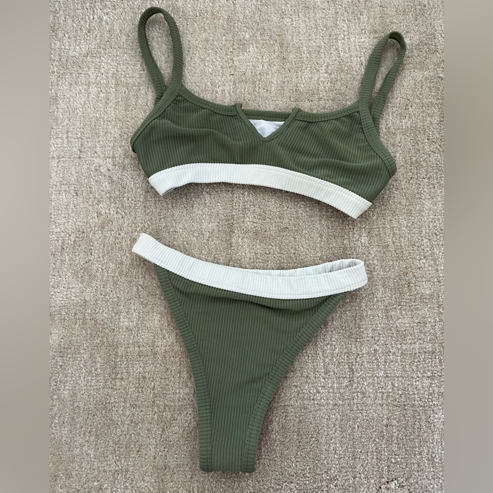 Beach Access Ribbed Bikini Set